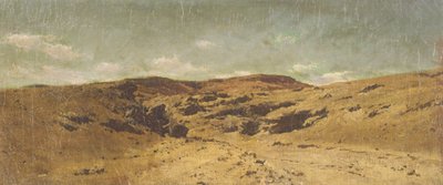 Desert Landscape with Caravan by Cesare Biseo